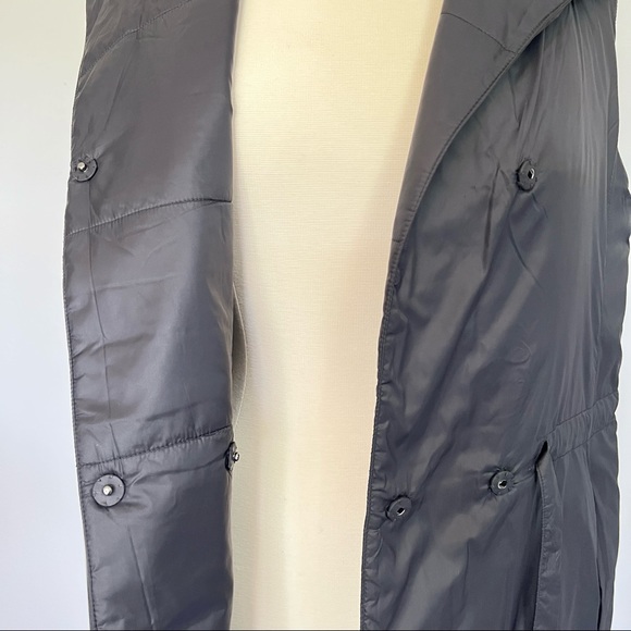 Eggshell Recycled Nylon Hooded Vest by Eileen Fisher - Picture 11 of 12